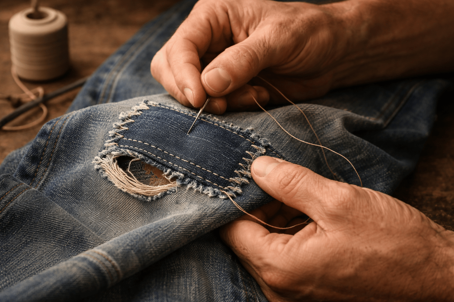 How to Patch Jeans (Step-by-Step Guide) – Vintage District Antwerp