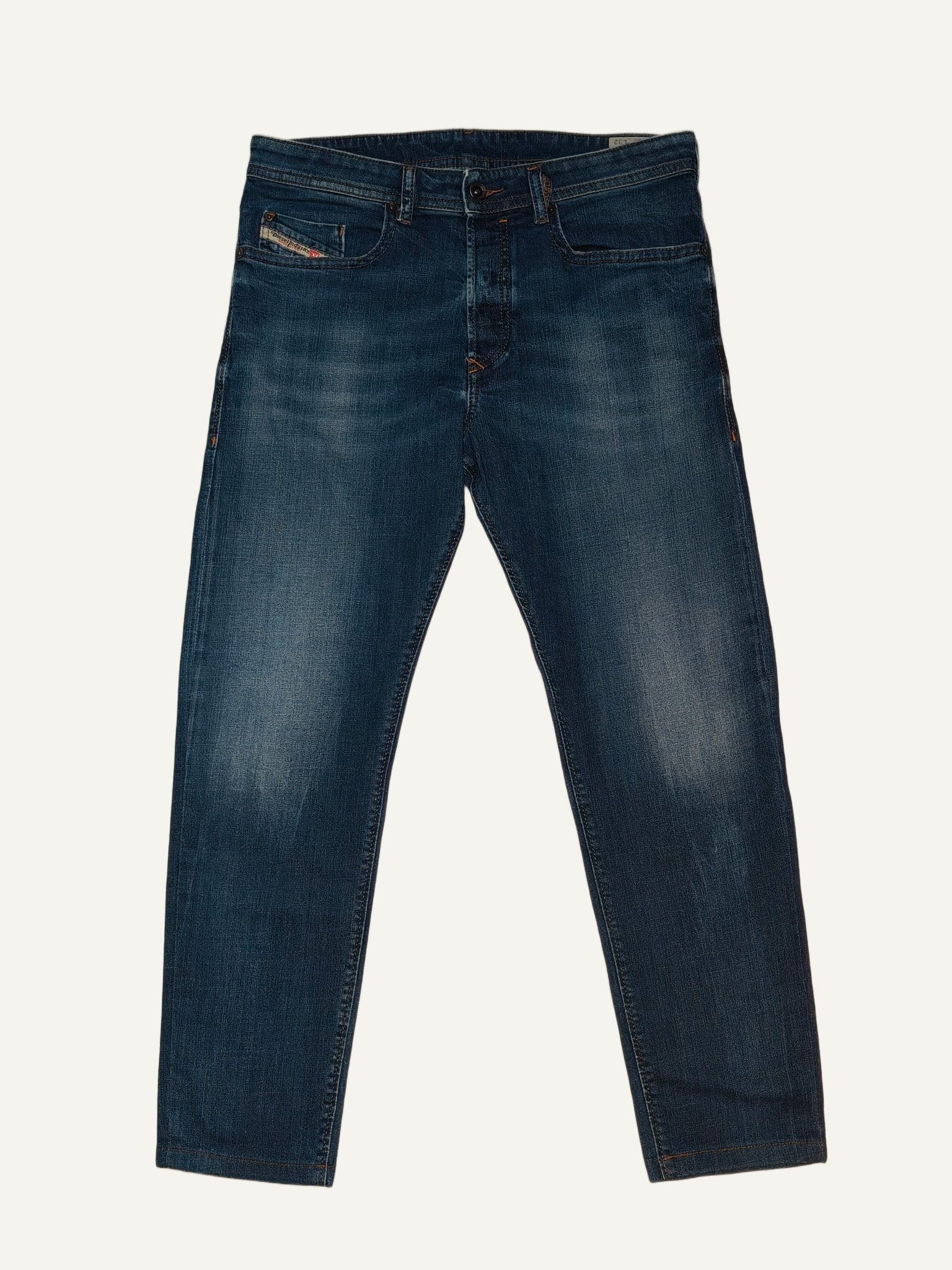 Men Diesel Buster Light Azul Slim Tapered W32 L28 Vaqueros 