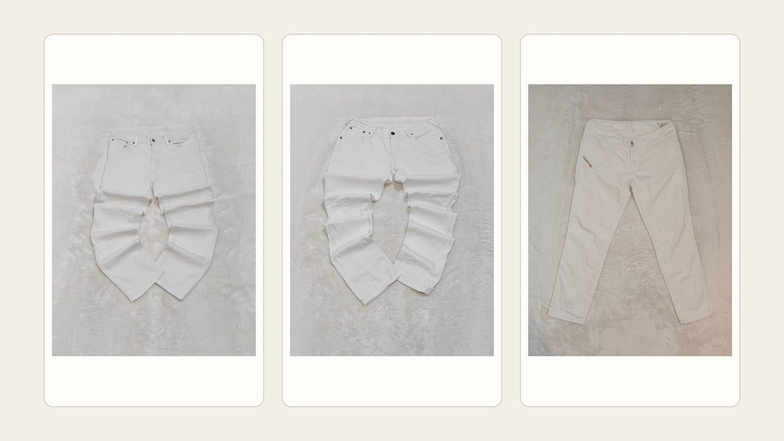 Buying White Vintage Jeans: How to Judge Marks and Washability - Vintage District Antwerp