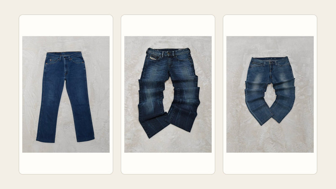 How to tell if jeans have been professionally shortened - Vintage District Antwerp