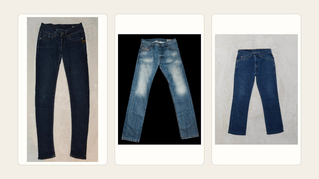 How to judge waistband stability on second‑hand jeans - Vintage District Antwerp