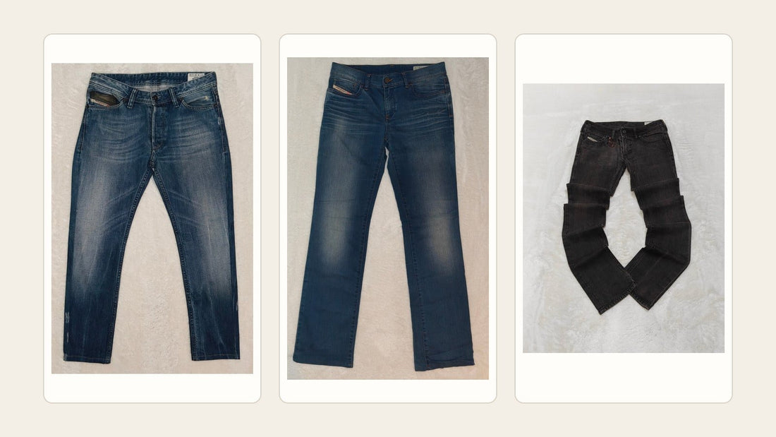 Will a listed pair survive dyeing, bleaching or visible mending - Vintage District Antwerp