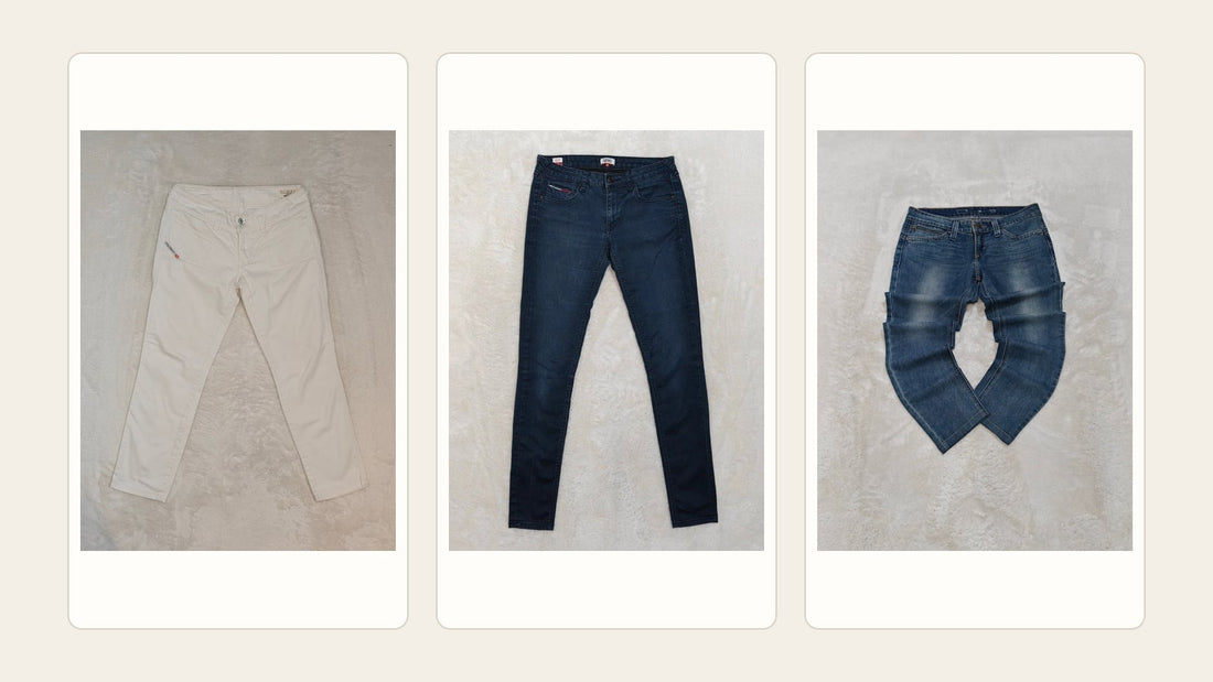 How to judge cropped‑length jeans when buying online - Vintage District Antwerp