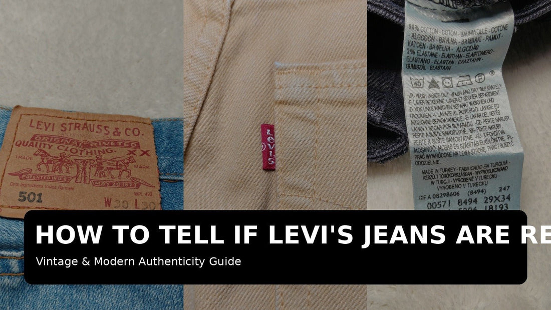 How to Tell if Levi’s Jeans Are Real: Complete Authenticity Guide - Vintage District Antwerp