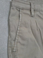 Men Levi's Khaki Slim Straight W30 L34 Trousers