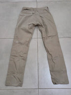 Men Levi's Khaki Slim Straight W30 L34 Trousers