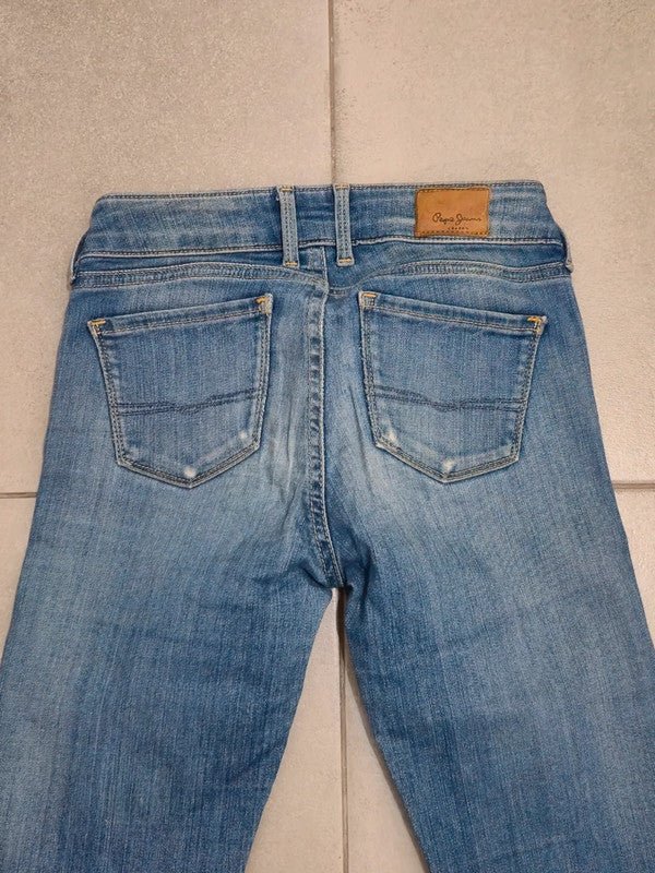 Women Pepe Jeans Soho Blue Skinny W25 L30 Jeans