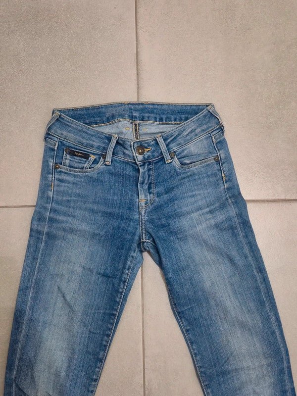 Women Pepe Jeans Soho Blue Skinny W25 L30 Jeans