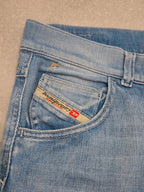 Women Diesel Debi Light Blue Tapered W28 L32 Jeans
