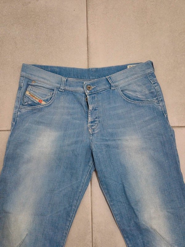 Women Diesel Debi Light Blue Tapered W28 L32 Jeans