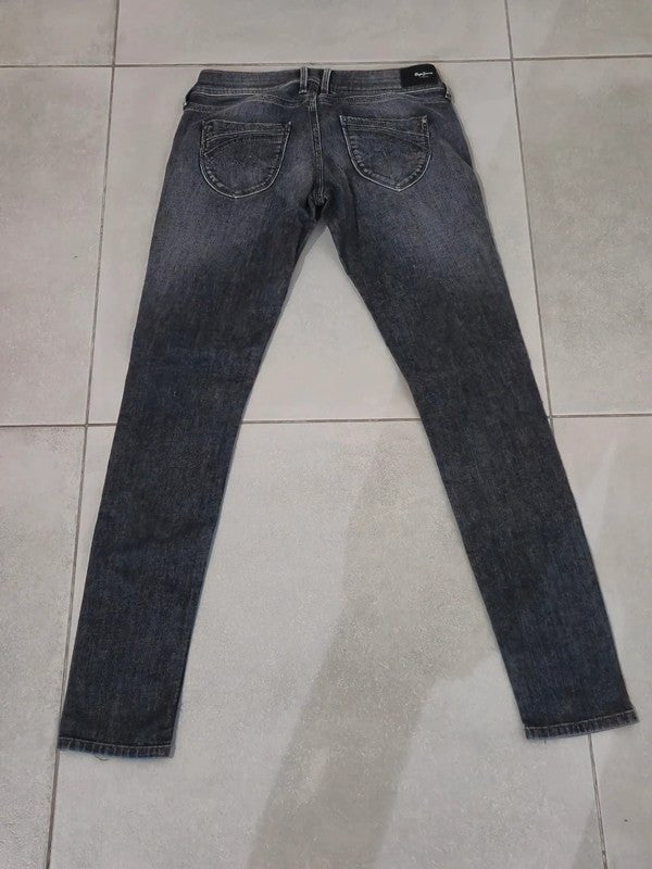 Girl Pepe Jeans Ariella Ash Black Gray Slim Jeans 16Y / 176 cm