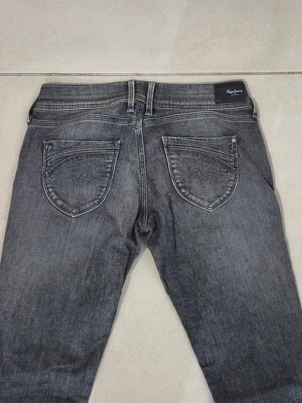 Girl Pepe Jeans Ariella Ash Black Gray Slim Jeans 16Y / 176 cm