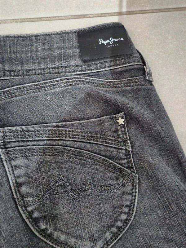 Girl Pepe Jeans Ariella Ash Black Gray Slim Jeans 16Y / 176 cm