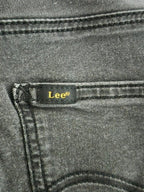 Women Lee Skyler Black Gray Skinny W26 L31 Jeans