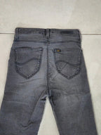 Women Lee Skyler Black Gray Skinny W26 L31 Jeans