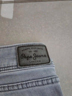 Women Pepe Jeans Lola Light Gray Slim W26 L30 Jeans