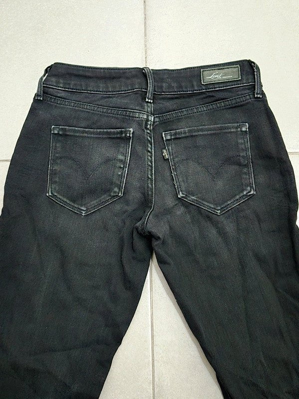 Women Levi's Black Skinny W26 L32 Jeans