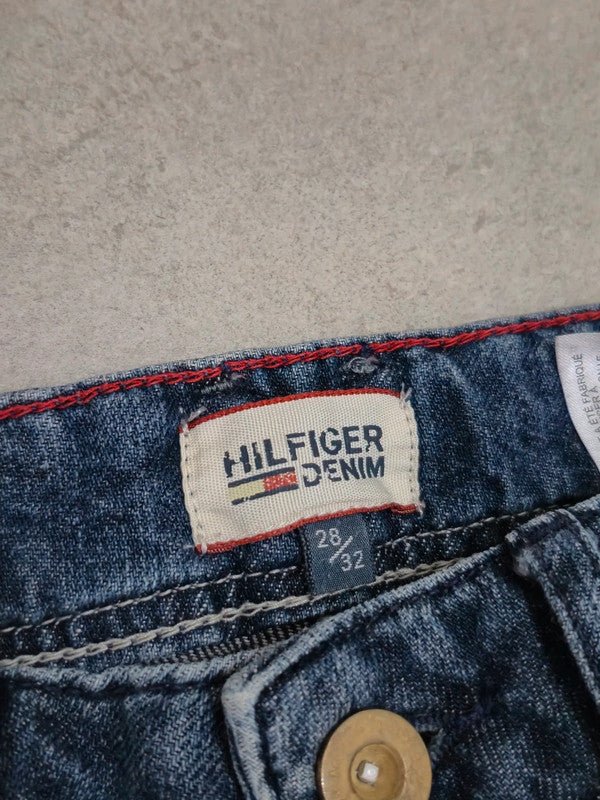 Women Tommy Hilfiger Louise Carmel Blue Straight W28 L32 Jeans