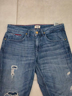 Women Tommy Hilfiger Louise Carmel Blue Straight W28 L32 Jeans