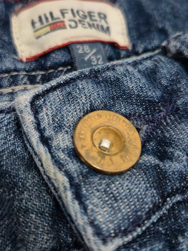 Women Tommy Hilfiger Louise Carmel Blue Straight W28 L32 Jeans