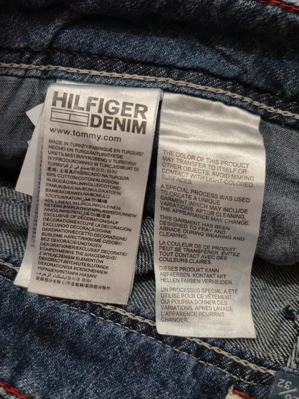 Women Tommy Hilfiger Louise Carmel Blue Straight W28 L32 Jeans