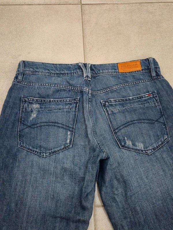 Women Tommy Hilfiger Louise Carmel Blue Straight W28 L32 Jeans