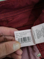 Women Pepe Jeans New Brooke Lotus Red Slim W25 L30 Jeans
