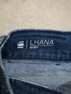 Women G - star Lhana Blue Skinny W24 L30 Jeans