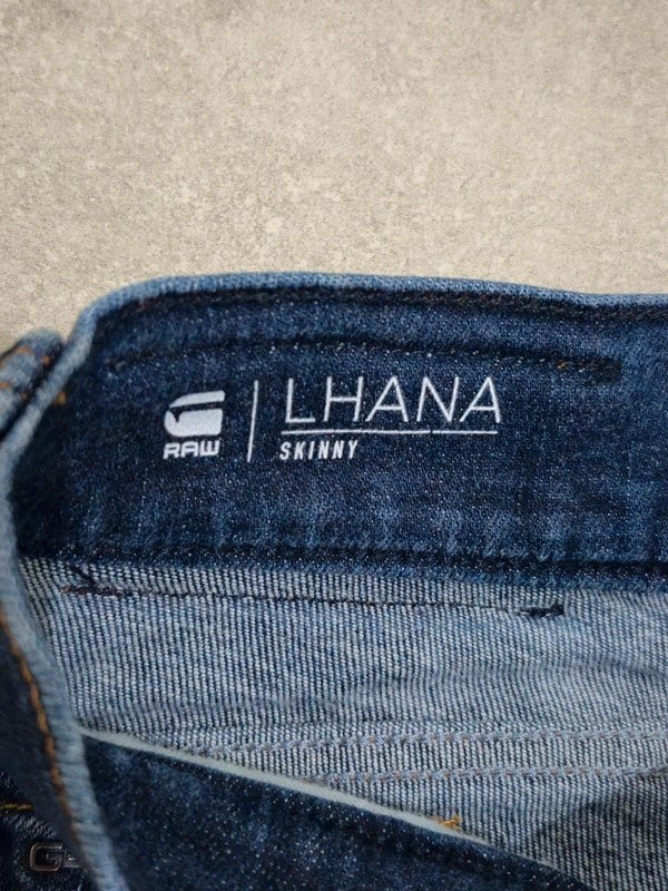Women G - star Lhana Blue Skinny W24 L30 Jeans