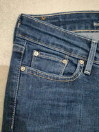 Women Levi's Slight Curve Classic Blue Slim W24 L32 Jeans