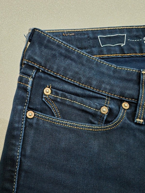 Women Levi's Slight Curve Dark Indigo Skinny W25 L32 Jeans