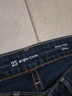 Women Levi's Slight Curve Dark Indigo Skinny W25 L32 Jeans