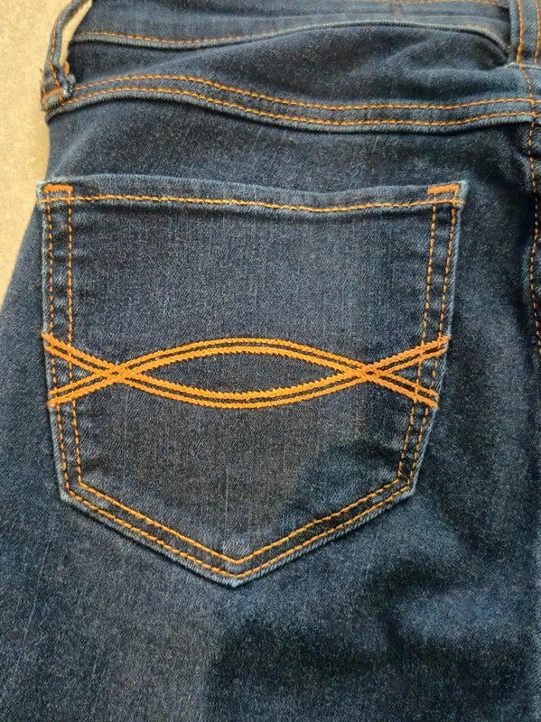 Women Abercrombie & Fitch Dark Blue Skinny W24 (EU 34 / XS) Jeans