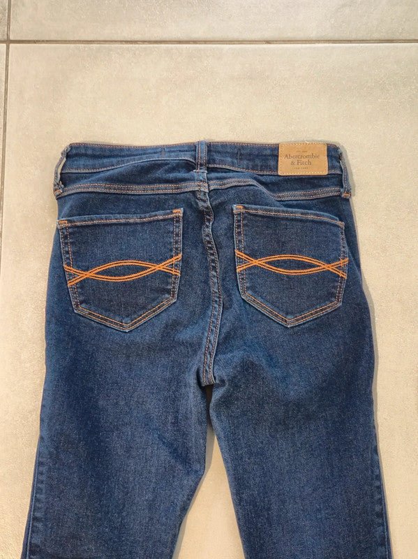 Women Abercrombie & Fitch Dark Blue Skinny W24 (EU 34 / XS) Jeans