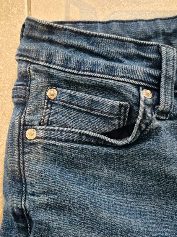 Women Marks & Spencer The Ivy Blue Black Skinny W24 (EU 34 / XS) Jeans