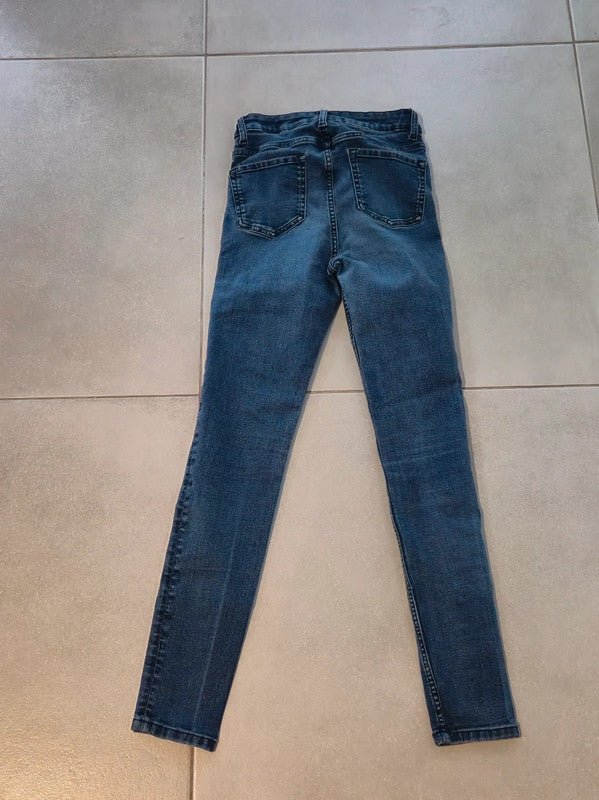 Women Marks & Spencer The Ivy Blue Black Skinny W24 (EU 34 / XS) Jeans