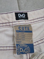 Women D&G Dolce & Gabbana Cute Beige Slim W30 (EU 42/M) Jeans