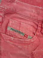 Women Diesel ZIVY Red Slim W26 (EU 36/S) Jeans