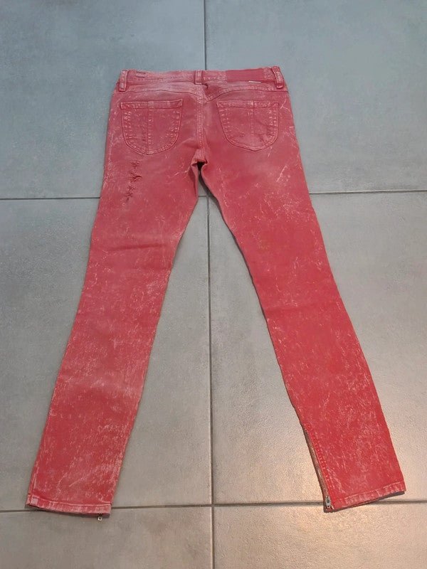 Women Diesel ZIVY Red Slim W26 (EU 36/S) Jeans