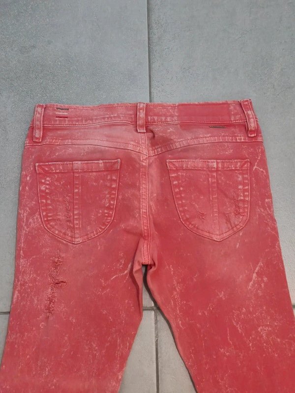 Women Diesel ZIVY Red Slim W26 (EU 36/S) Jeans