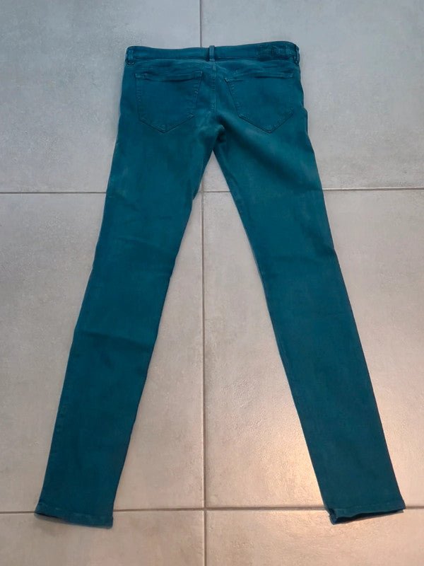 Women Diesel Skinzee - Low Green Slim W27 (EU 36/S) Jeans