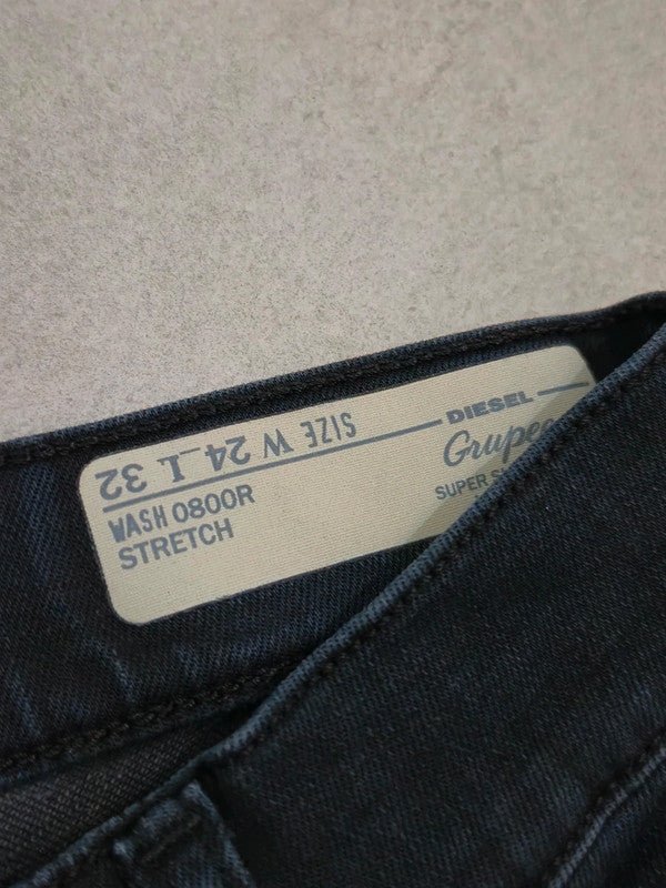 Women Diesel Grupee Blue Skinny W24 L32 (EU 34/XS) Jeans