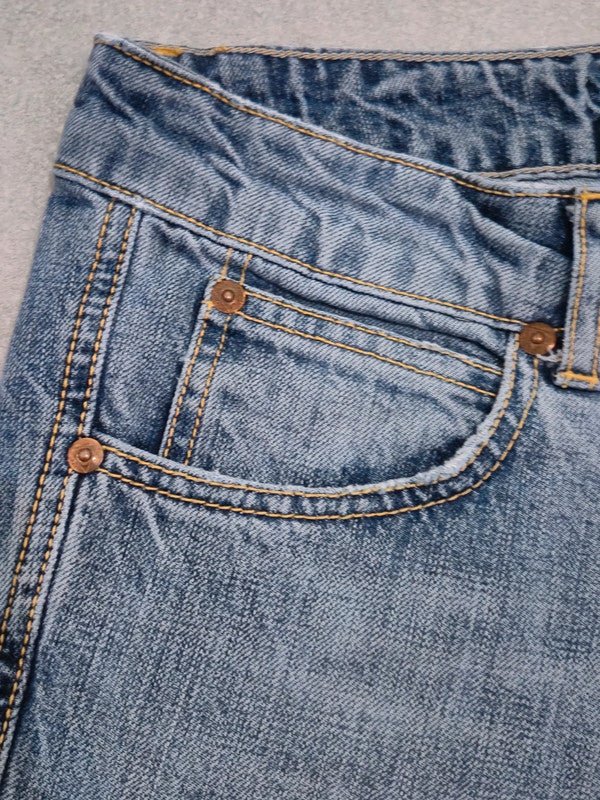 Women Roy Roger's PAT Denim Blue Straight W24 (EU 34/XS) Jeans