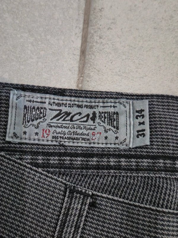Men MCS Marlboro Classics Gray Straight W31 L34 Jeans