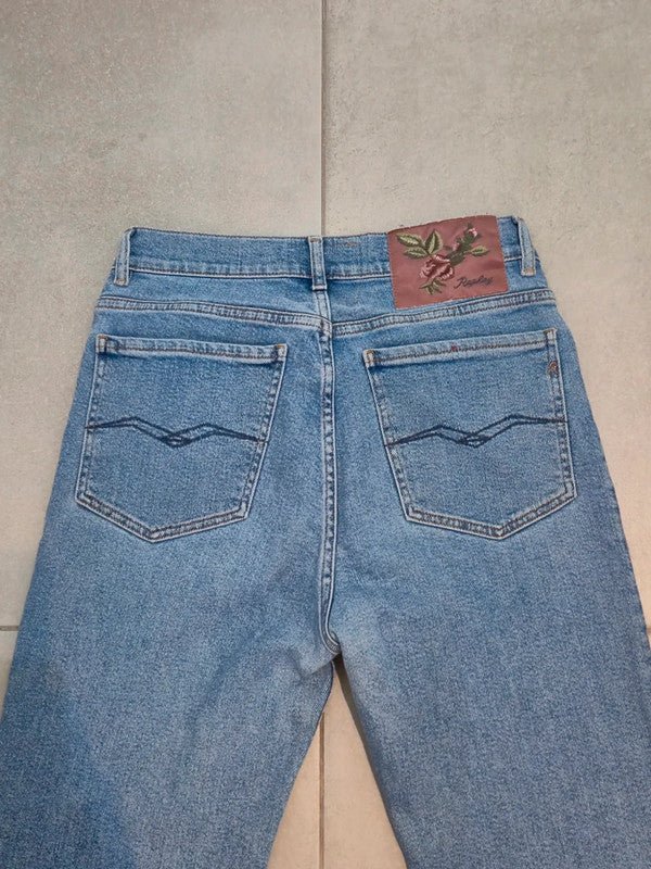 Women Replay KILEY Blue Tapered W27 L30 (EU 36/S) Jeans