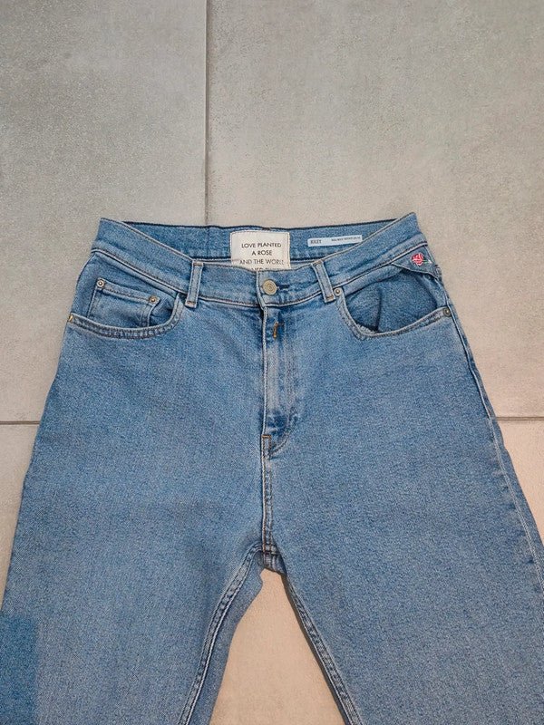 Women Replay KILEY Blue Tapered W27 L30 (EU 36/S) Jeans