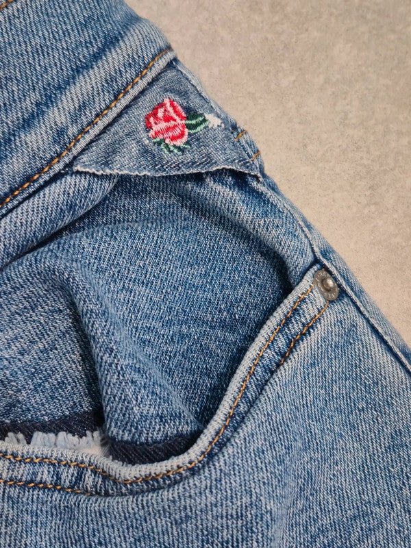 Women Replay KILEY Blue Tapered W27 L30 (EU 36/S) Jeans