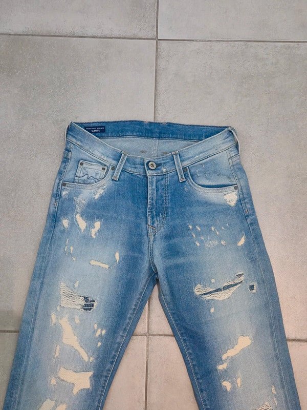 Women Pepe Jeans Victoria Blue Slim W24 L32 (EU 34/XS) Jeans