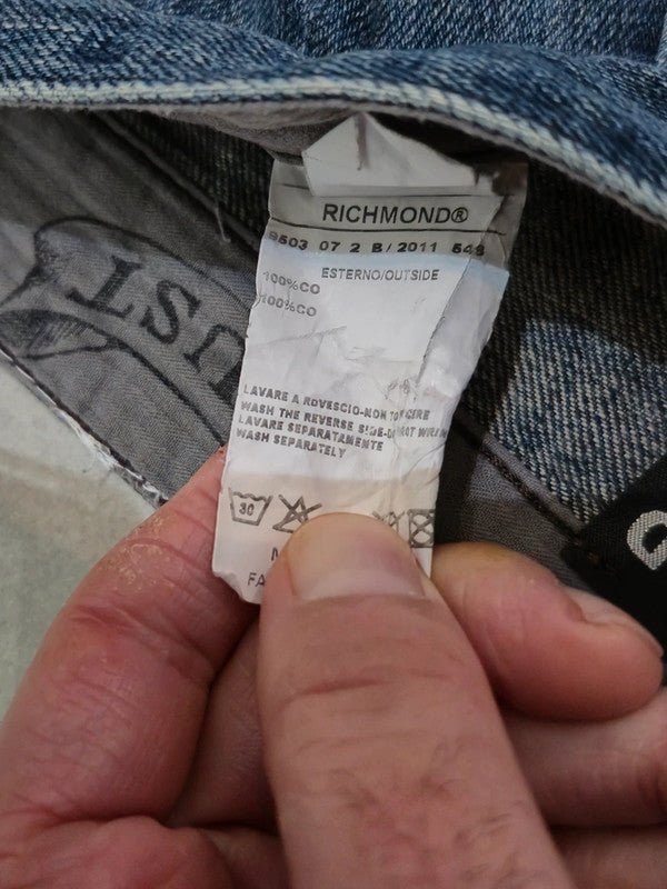 Men Richmond Blue Straight W31 Jeans