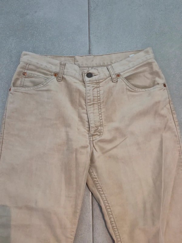 Men Levi's 646 Beige Flared W31 Jeans